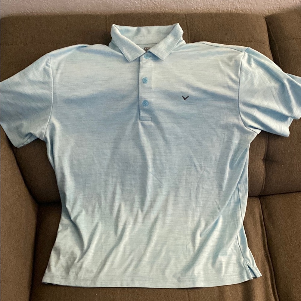 Men's Light Blue Polo Shirt